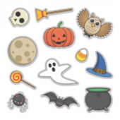 Kawaii Halloween Pack Sticker (Voorkant)