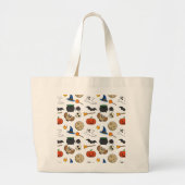 Kawaii Halloween-pakket Grote Tote Bag (Voorkant)