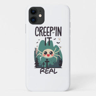 Kawaii Halloween Spin Pun iPhone 11 Hoesje