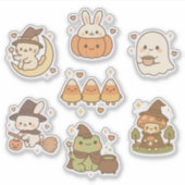 Kawaii Halloween Sticker Pack (Voorkant)