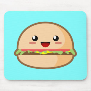 Kawaii Hamburger Muismat