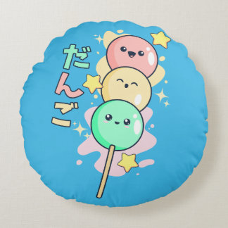 Kawaii Hanami Dango Rond Kussen