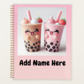 KAwaii Happy Boba Tea Planner (Devant)