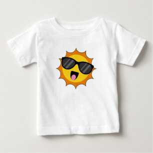 Kawaii Happy Sun met zonnebril