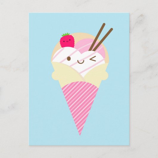 Kawaii Harajuku Crepe Briefkaart (Voorkant)