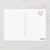 Kawaii Hartknuffels Briefkaart (Achterkant)