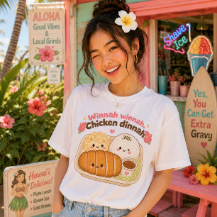 Kawaii Hawaii - Kippen diner Tri-Blend Shirt