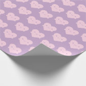 Kawaii Heart Hugs Cadeaupapier (Hoek)
