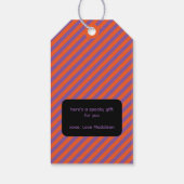 Kawaii Heks Kat Halloween Cadeaulabel (Achterkant)