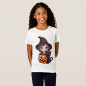 Kawaii heks meisje t-shirt (Voorkant volledig)