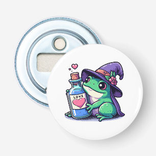 Kawaii heksige liefdesdrank button flesopener