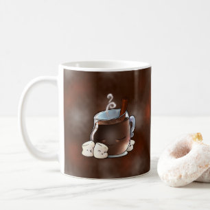 Kawaii Hot Chocolate en Marshmallows Koffiemok