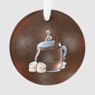 Kawaii Hot Chocolate en Marshmallows Ornament