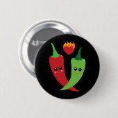 Kawaii Hot Pepper Ronde Button 5,7 Cm (Voorkant /achterkant)