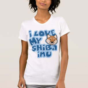 Kawaii I hou van mijn Shiba Inu T-shirt