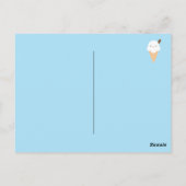 Kawaii Ice Cream Cone Briefkaart (Achterkant)