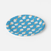 Kawaii Ice Cream Cones Papieren Bordje (Gekanteld)