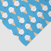 Kawaii Ice Cream Cones Tissuepapier (Detail)