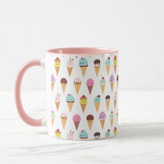 Kawaii Ice Cream Mok (Links)