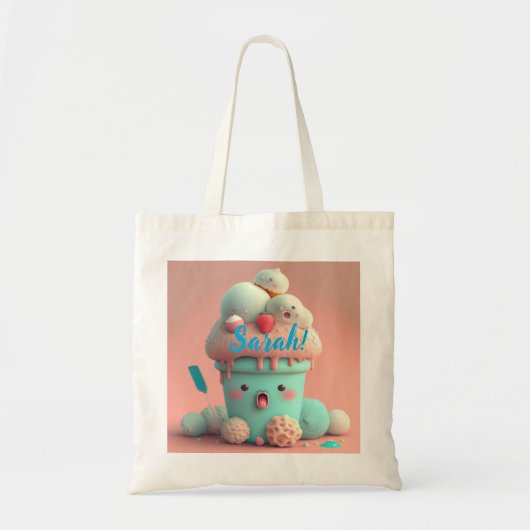 Kawaii-ijs Tote Bag (Voorkant)