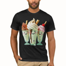 Kawaii Ijs Trio Schattige Dessertkarakters