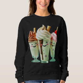 Kawaii Ijs Trio Schattige Dessertkarakters Trui