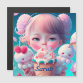 Kawaii-ijskaart (Voorkant / Achterkant)