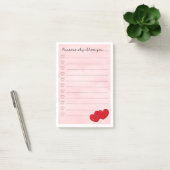 Kawaii... ik hou van je leuke boodschap post-it® notes (Kantoor)