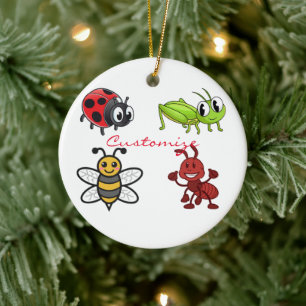 Kawaii Insecten Thunder_Cove Keramisch Ornament
