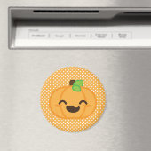 Kawaii Jack-o'-lantern Citrouille Magnet (In Situ (Lave-vaisselle))