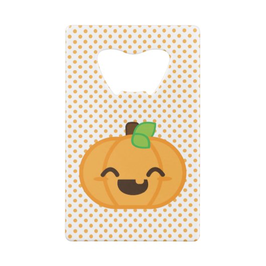 Kawaii Jack O Lantern Pumpkin Bottle Opener Kredietkaart Flessenopener (Achterkant)