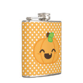 Kawaii Jack O Lantern Pumpkin Flask Heupfles (Rechts)