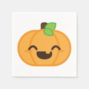 Kawaii Jack O Lantern Pumpkin Napkins Servetten