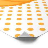 Kawaii Jack O Lantern Pumpkin Poster Print (Hoek)