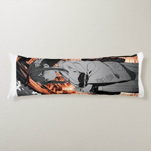 KAWAII Japanese Girl Body pillow Lichaamskussen (Voorkant)
