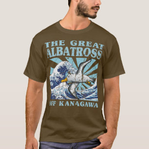 Kawaii Japanese Great Wave Great Albatross Cute Ja T-shirt