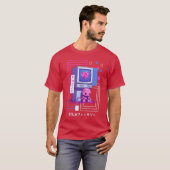 Kawaii Japanese Retro 90s Nostalgia Vaporwave Retr T-shirt (Voorkant volledig)