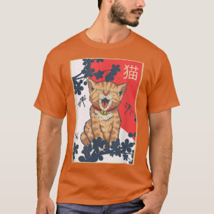 Kawaii Japans Kat Anime Japan minnaar T-shirt