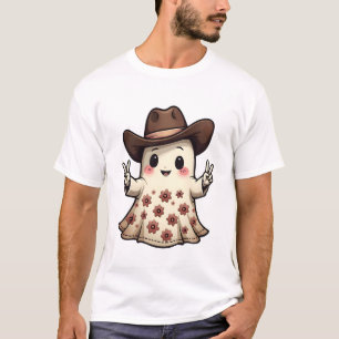 Kawaii Japans Pastel Cowboy Geest Halloween T-shirt