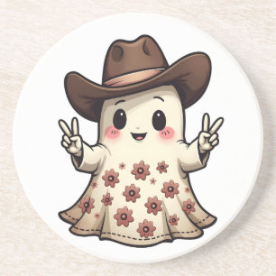 Kawaii Japans Pastel Cowboy Geest Halloween Zandsteen Onderzetter