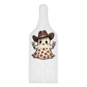 Kawaii Japanse Pastel Cowboy Ghost Halloween Snijplank