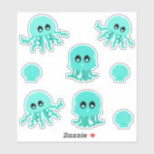 Kawaii Jellyfish Leuke Dierlijke Sticker Set (Vel)