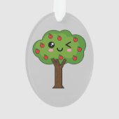 Kawaii Joyeux Pommier À Voie (dos)