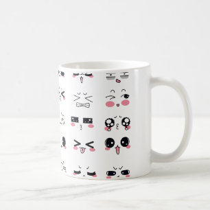 kawaii kaomoji koffiemok
