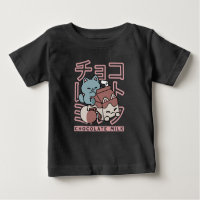 Kawaii Kat met Chocolademelk – Japanse Pop Art 