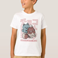 Kawaii Kat met Chocolademelk – Japanse Pop Art