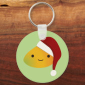 Kawaii Kerstmis Mango Sleutelhanger (Voorkant)
