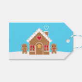 Kawaii-kerstontbijt Cadeaulabel (Voorkant (Horizontaal))