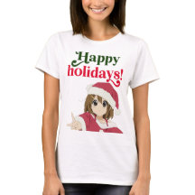 Kawaii kerstoutfit, anime meisje