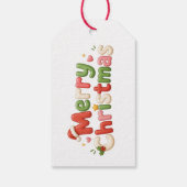Kawaii kersttags cadeaulabel (Achterkant)